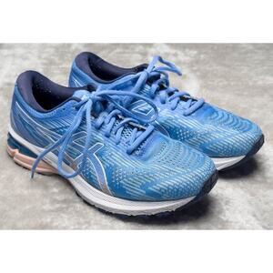 Asics GT-2000 V8 Blue White Pink Running Shoes Sneakers Womens Size 8.5